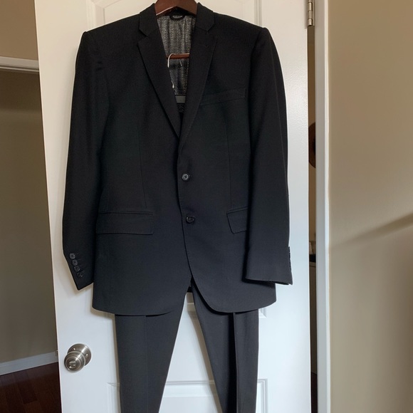 Black custom suit